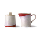 Keramik 70ern Milchkännchen & Zuckertopf Frost im Set-HKliving-My Dutch Living Room GmbH