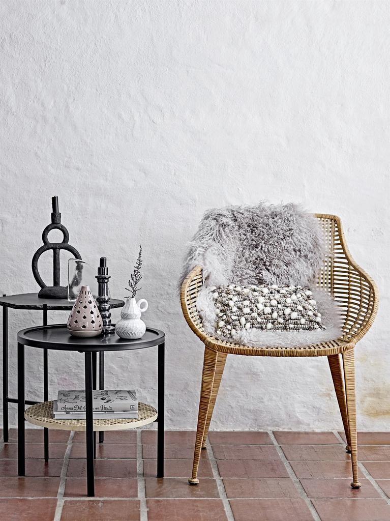 Kerzenhalter Schwarz Polyresin-Bloomingville-My Dutch Living Room GmbH