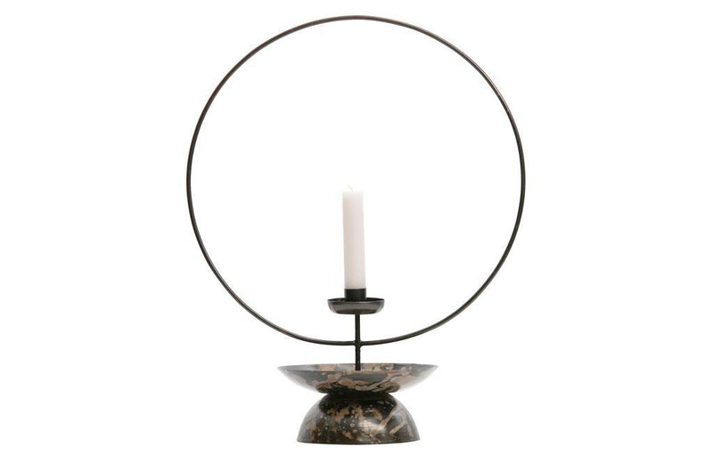 Level kerzenhalter metall schwarz 43cm-BePureHome-My Dutch Living Room GmbH