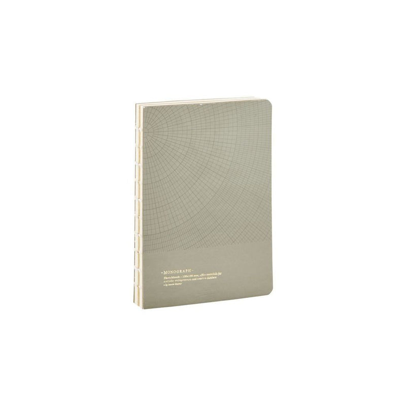 Notizbuch, Geometic, grau grün-Monograph-My Dutch Living Room GmbH