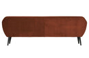 Rocco 4-Sitzer Sofa XL 230cm Samt Rost - Woood