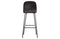 Barstuhl Vogue Sam leder schwarz hoch - BePureHome