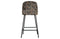 Barstuhl Vogue Sam Aquarel Flower schwarz - BePureHome