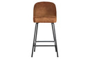 Barstuhl Vogue Leder Cognac - BePureHome