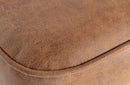 Barstuhl Vogue Leder Cognac - BePureHome