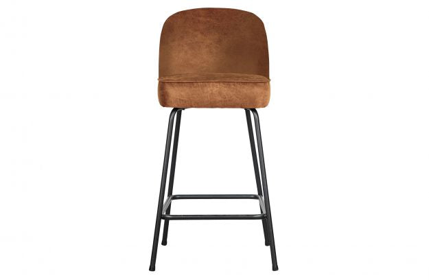 Barstuhl Vogue Leder Cognac - BePureHome