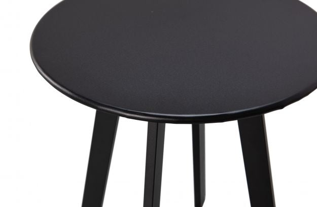 Beistelltisch Fer Metall Schwarz Ø40cm - Woood