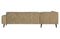 Brush Ecksofa links Samt Champagne - VT Wonen