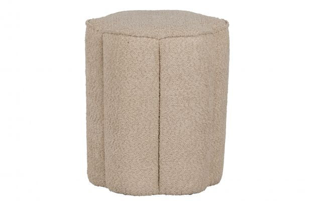 Hocker Ollie Bouclé Sand - Woood