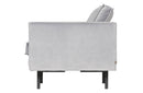 Rodeo Velvet Sessel 1,5 Sitz Hellgrau-BePureHome-My Dutch Living Room GmbH