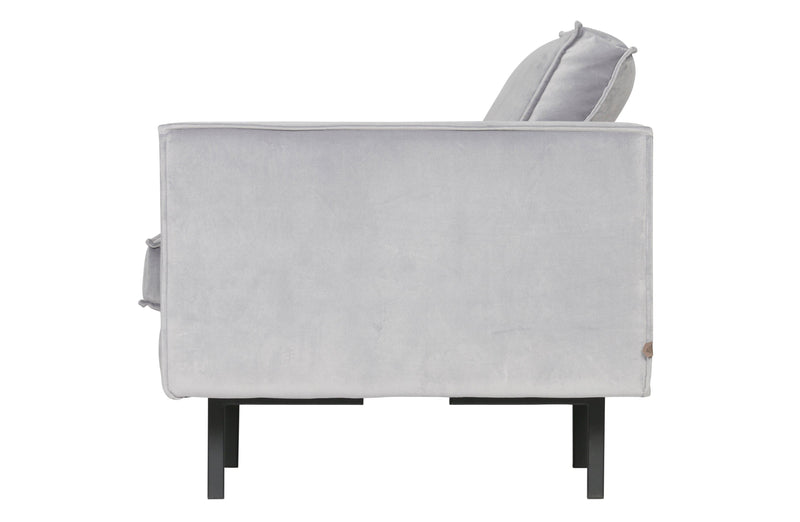 Rodeo Velvet Sessel 1,5 Sitz Hellgrau-BePureHome-My Dutch Living Room GmbH