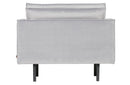 Rodeo Velvet Sessel 1,5 Sitz Hellgrau-BePureHome-My Dutch Living Room GmbH