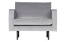 Rodeo Velvet Sessel 1,5 Sitz Hellgrau-BePureHome-My Dutch Living Room GmbH