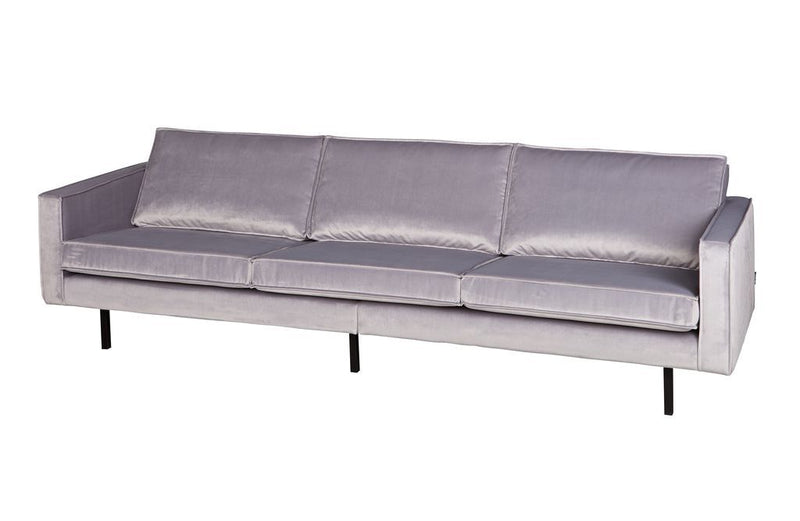 Rodeo Velvet Sofa 3-Sitz Hellgrau-BePureHome-My Dutch Living Room GmbH