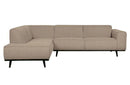 Statement Ecksofa Links in Boucle Beige-BePureHome-My Dutch Living Room GmbH