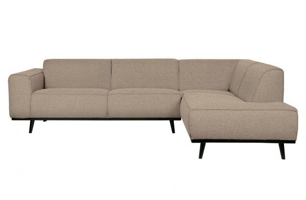 Statement Ecksofa Rechts in Boucle Beige-BePureHome-My Dutch Living Room GmbH