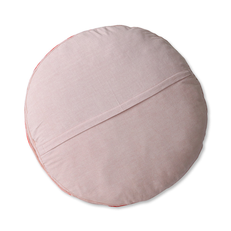 Sitzkissen Velvet gestreift rot/pink - HKliving