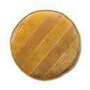 Sitzkissen Velvet gestreift Gelb/Ocker - HKliving