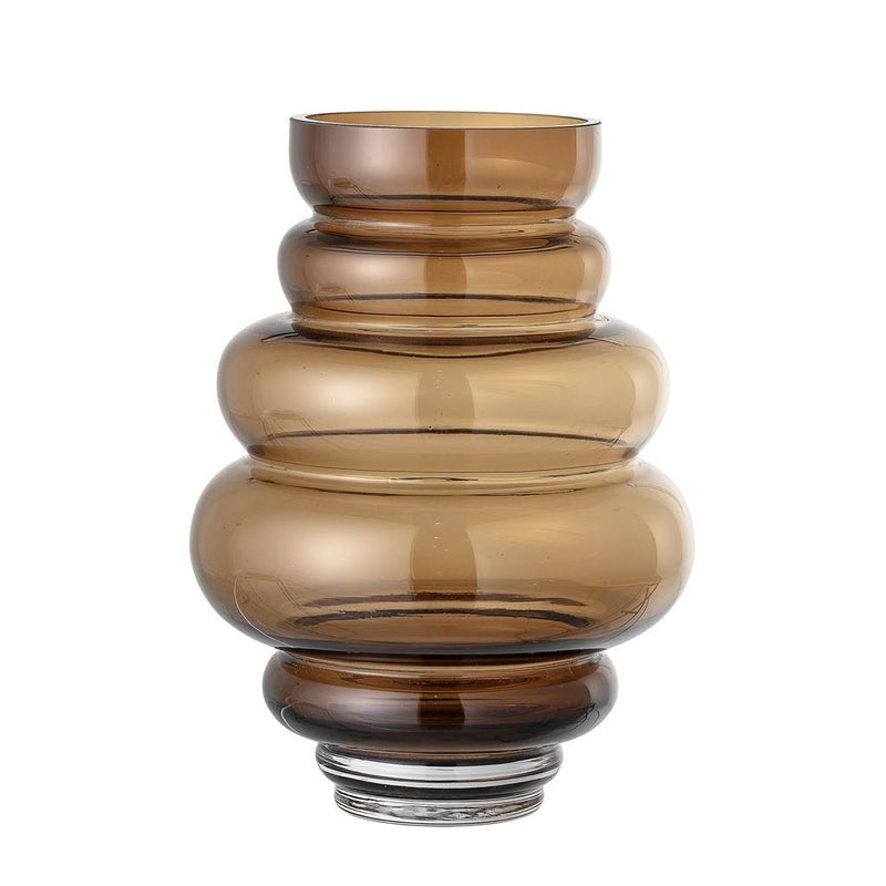 Vase Braun Glas-Bloomingville-My Dutch Living Room GmbH